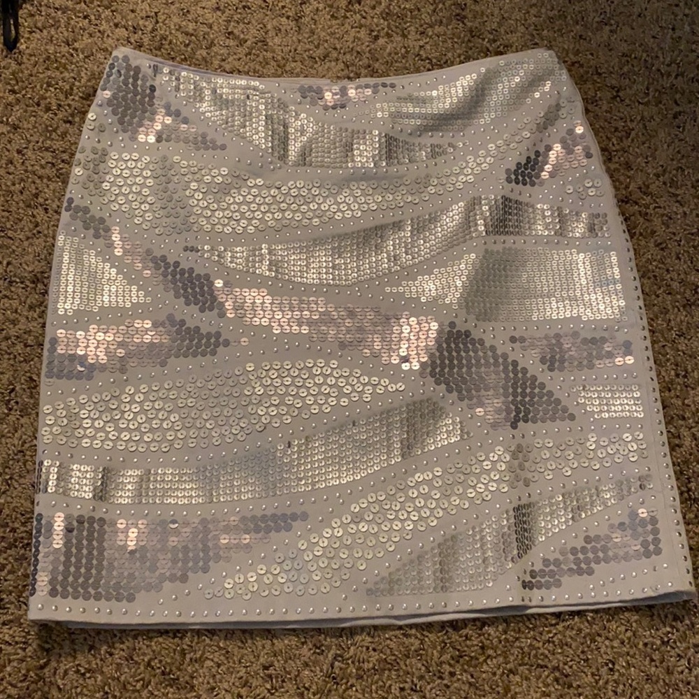 White House Black Market sequin skirt